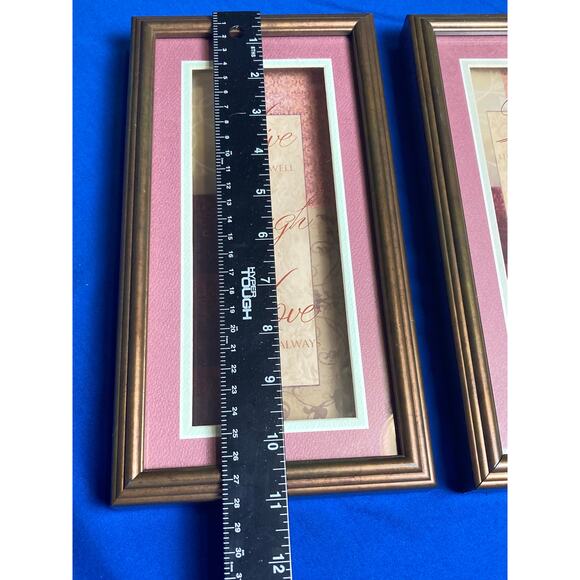 Wall Art 3D Shadow Box Affect Framed Live Laugh Love Dance Sing (2) 11" Tall - Picture 5 of 9